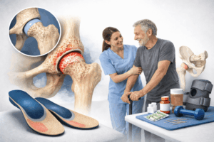 טיפול נכון לשחיקת סחוס במפרק הירך